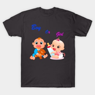 Who will be a girl or a boy T-Shirt